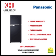 PANASONIC NR-BA229VPSG 2 DOOR REFRIGERATOR - 1 YEAR MANUFACTURER WARRANTY + FREE DELIVERY