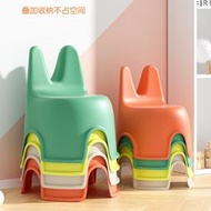 簡單樂活 BI-6117 大云兔椅 四色(黃綠橙米白)可選/塑膠椅/板凳/椅子/休閒椅 /小孩矮凳/可堆疊/靠背椅