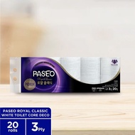Paseo Royal classic toilet tissue roll core emboss 275 sheets 20 roll