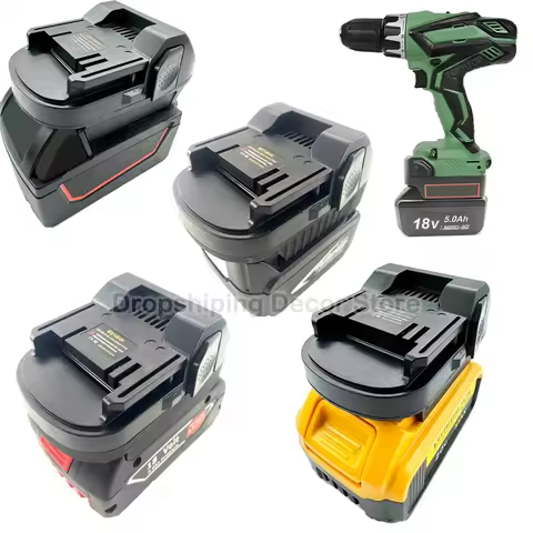 For Makita/Dewalt/Milwaukee/Bosch Convert To For Hitachi/Hikoki 18V Li-ion Batttery Power Tools Batt