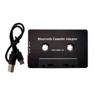 Universal Cassette Bluetooth เข้ากันได้กับ 5.0 Audio Car Tape Aux Stereo Adapter พร้อมไมโครโฟนสําหรับ iPod iPhone MP3 AUX Cable CD Player