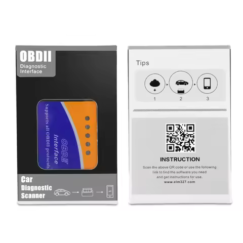 High Quality PIC18F25K80 Chip Super OBD2 ELM327 bluetooth V1.5 Hardware Works Android/iOS OBD ELM 32