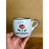 retro souvenir ceramic mug fr Huis Ten Bosch,Dutch-themed amusement park located in Prefecture,Japan
