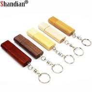 Wooden flash drive high speed USB3.0 customize logo pendrive 8GB 16Gb 32Gb 64Gb thumbdrive with keychain