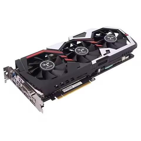 95%new For COLORFUL GeForce GTX1070Ti 8G Graphics card DDR5 HDMI+DP+DVI 8+8PIN Tested