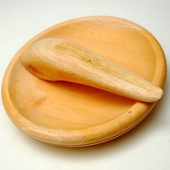 Cobek Kayu + Ulekan Cobek Coet Kayu Asli 1 Set