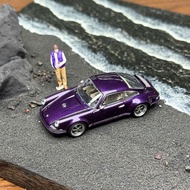 Zincit 1/64 Porsche 911 964 singer Coupe Alloy Diecast Car Model Toy Birthday Gift