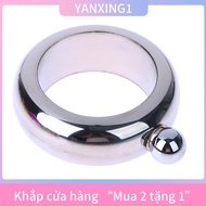 [COD] YANXING1 1PC 3.5Oz Thép Không Gỉ Drinkware Phụ Kiện Cho Whiskey Vodka Rượu Vòng Sang Trọng Hip