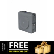 ADAM Elements GRAVITY X5 Powerbank 15000mAh with Cable USB-C Lightning 5-in-1 and Travel Adapter