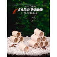 Popular Fish Shrimp Hiding Pottery House Fish Tank Landscaping Ornaments Decoration Grass Tank Mini 