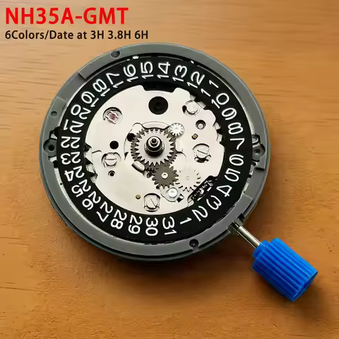 Japan Genuine NH35 Automatic Mechanical Movement High Accuracy 24 Jewels Mod Watch Replacement NH35A