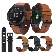Leather Smart Watchband For Garmin Fenix 7 7X 7S 6 6X Pro 6S 5X  955 935 945 Quickfit Band Wristband Strap