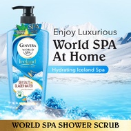 Ginvera World Spa Shower Scrub 750ml Swiss Glacier Water &amp; Sea Salts - By Wipro
