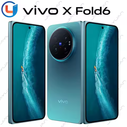 Original VIVO X Fold 6 Foldable Phone 8.02 Inches 120Hz Display Dimensity 9500 Super Camera 200MP Bi