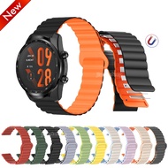 Silicone Magnetic Strap For TicWatch Pro 2020 2021 pro 3 GPS Ultra E3 E2 Loop Buckle Wristband