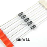 Rectifier Diode 1N4002 1A 100V - Low Forward Current, High Land Level, High Land Current Ability Dio