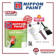 5L Nippon Paint Easy Wash Matt Finished Interior Paint For Off White Colour Range