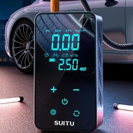 Car Wireless Air Pump Car Portable Tyre Inflator Electric Motorcycle Air Compressor Rechargeable Cordless Digital Display Pump Air Compressors  Inflat