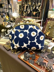 MBC 人手製 Marimekko 24cm 弧形框 口金包