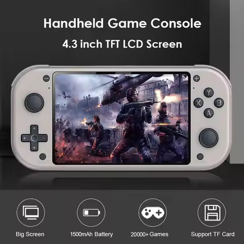 M17 Retro Handheld Game Console 4.3 Inch LCD Screen Portable Video Game Console 20000 Games Handheld
