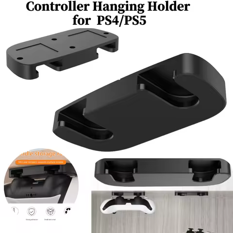 For PS5 PS4 Portable Hanging Storage Rack Game Controller Handle Bracket Stand Console Game Play Hol