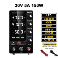 KUAIQU RS-232 Port Dc Power Supply 30V 10A บค่าได้ 60V 5A USB DC Voltage Regulator 300V 400V Lab Pow