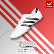 Giày thể thao Wika 3 sọc giày đá bóng sân cỏ nhân tạo đế khâu chống trơn