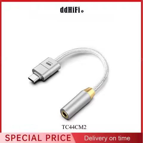 DD DdHiFi TC44CM2 USB-C To 4.4mm Hi-Res DAC AMP Cable High-Fidelity Lossless Decoding Adapter Cable 