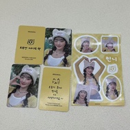 Gidle Wajin Minnie MINI MINI MINI Endorsement Card Unopened Four Photocards#6509