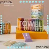 YNATURAL 14PCS Compressed Towel, Quick Drying Cotton Compressed Face Towel, Portable Washable Disposable Disposable Cotton Towel Towel