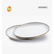 Barebones Enamel Deep Plate Set 11 inches (27.9 cm) (Set of 2)