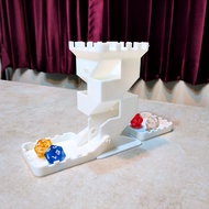 Dice Tower with Fold-Up Trays | with Foldable Tray [3D Print]