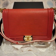 Chanel Boy 手袋 紅色