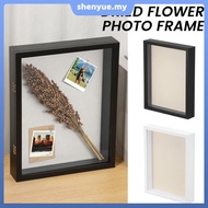 Magnetic Shadow Box Frame Front Open Photo 3D Itme Display Case with Pin Tabletop or Wall Mount for 