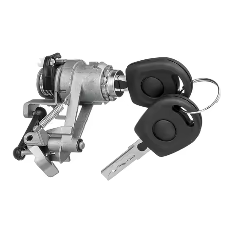 1J6827297G Tailgate Rear Boot Lock Barrel with 2 Keys Fit for VW Lupo Golf MK4 Hatchback Seat Arosa 