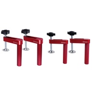 【HOT-Sale!】 2pcs Dog Hole Clamp Woodworking Bench Stop Bench Dog Clamp Aluminum Alloy Desktop Fixed 