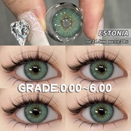 EYESHARE ESTONIA Green/Gray Graded Colored Contact Lenses Power -0.00--6.00 Degrees Degrees contact 