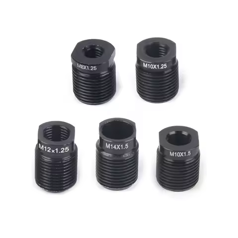 aluminum alloy shift knob adapter with inside thread M8*1.25/M10*1.25/M10*1.5/M12*1.25 for universal
