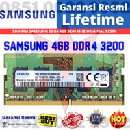 SODIMM SAMSUNG DDR4 4GB 1RX16 PC4 3200AA M471A5244CBO-CWE RESMI