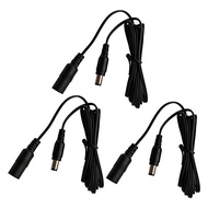 UpBright 3Pc x 6ft Extension Cord Cable Compatible with Philips Hue Play Light Bar Smart Light Bulb 