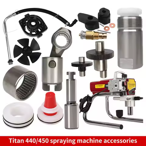 Titan 440i 450e Airless Spraying Machine Accessories Pump Body Seal Ring Piston Rod Gear Suction Tub