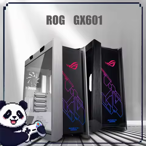 Rog Gx601 Desktop Chassis Rgb Full Tower Side Transparent Chassis Atx Water-Cooled E-Sports Game Acc