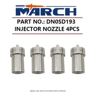 4Pcs Fuel Injector Nozzle Tips DN0SD193 for VW 1.5D 1.6D Fiat Ducato DNOSD193 105000-1740 0434250063