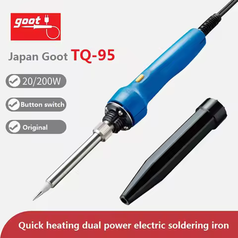 Original GOOT TQ-95 Soldering Iron 20/200W Dual Power Adjustable Quick Heating Electric Iron Goot TQ