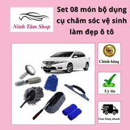 Set 08 Piece car hygiene and beauty care kit type 1