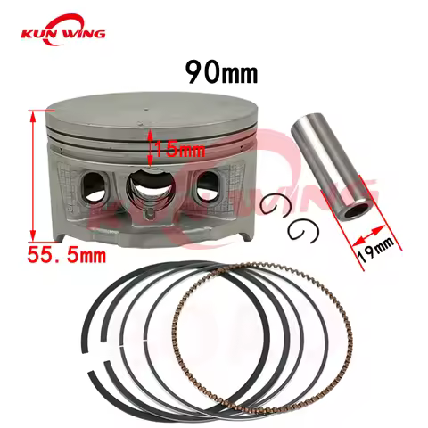 90mm Bore Piston Ring Kit for Honda Foreman 450 TRX450 TRX 450 S/ES/FE/FM 4x4 1998-2004 13101-HN0-A0