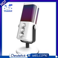 RGB Gaming Microphone USB-C with Noise Cancellation Monitoring for Streaming/Recording/ASMR/Video B