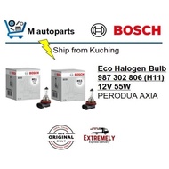 PERODUA AXIA BOSCH Eco H11 Bulb 12V 55W H11 (987 302 806) 2PCS