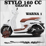 Stylo 160 cc Sticker Stylo Striping/ Stylo 160 cc transparent Decal Sticker Sticker graphics 8