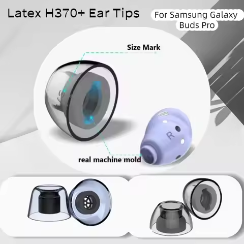 Latex H370+ Ear Tips for Samsung Galaxy Buds Pro Silicone Protective Case Anti-allergic Avoid Fallin